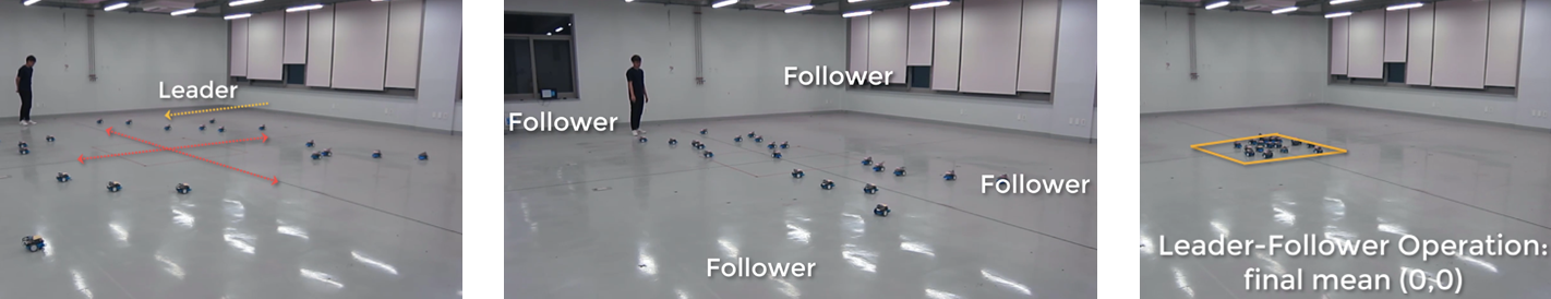 Leader follower operation experiments